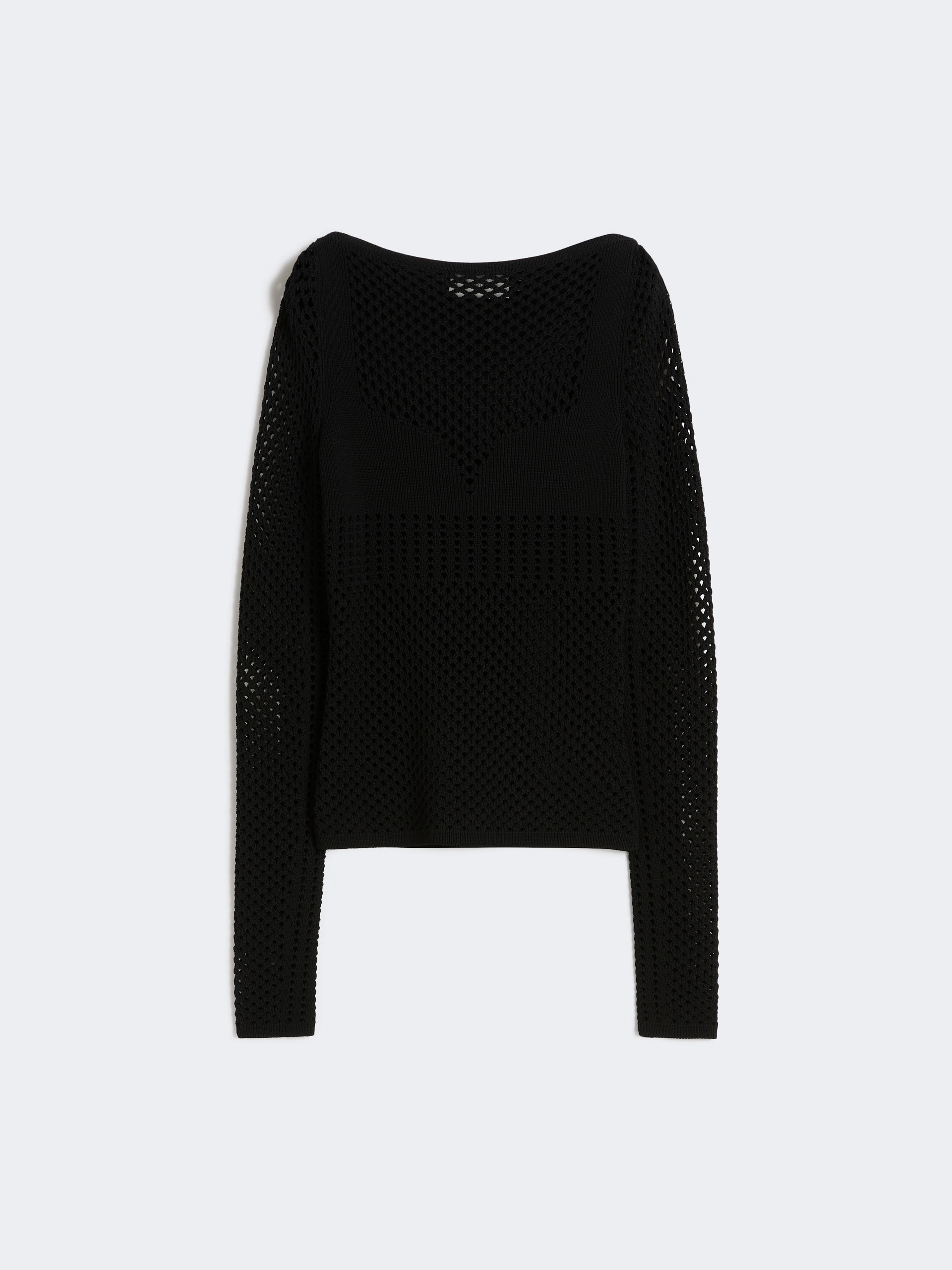 Slim-fit viscose-blend sweater - BLACK - Sportmax - 6