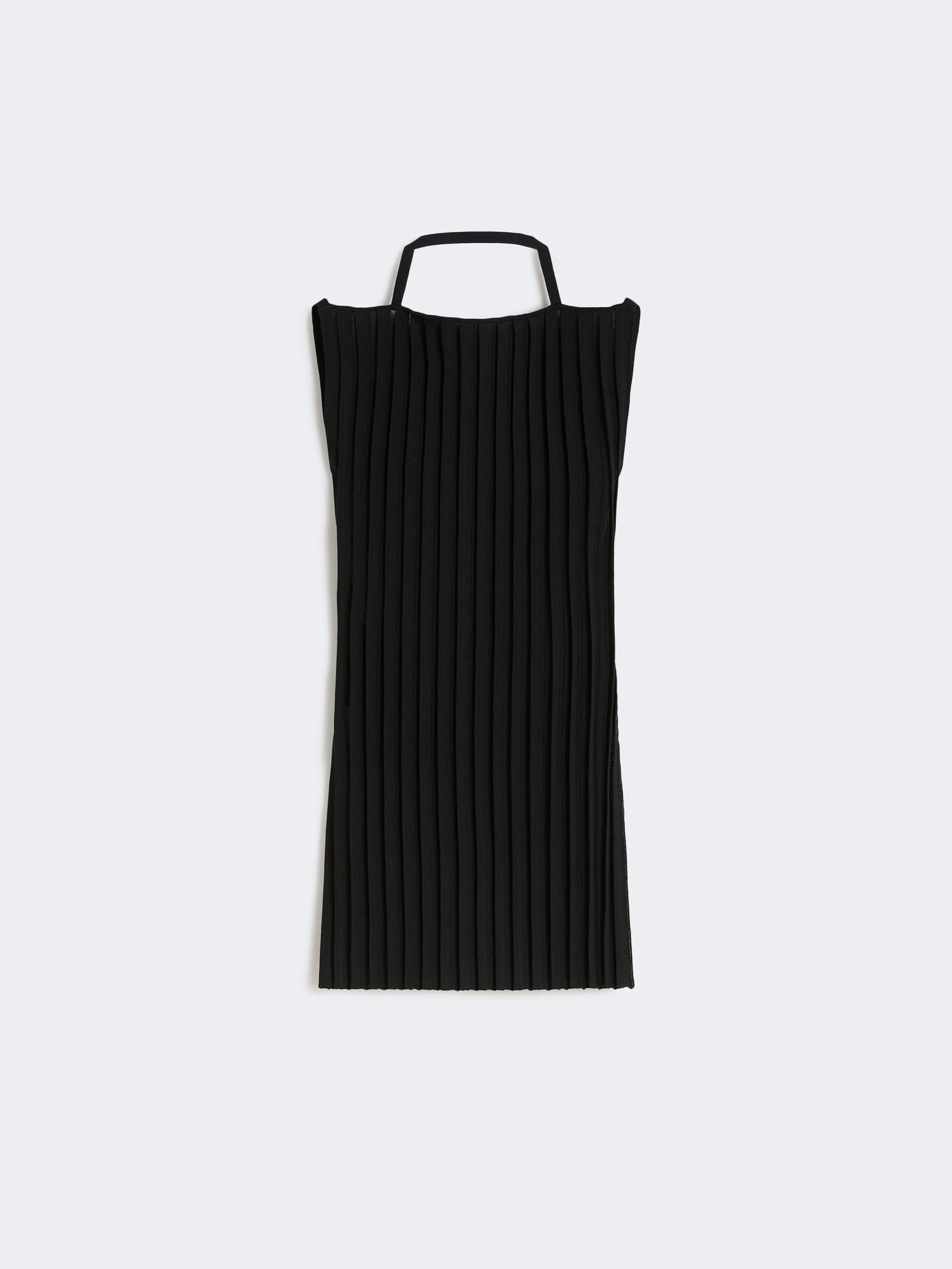 Stretch viscose knit top - BLACK - Sportmax - 5