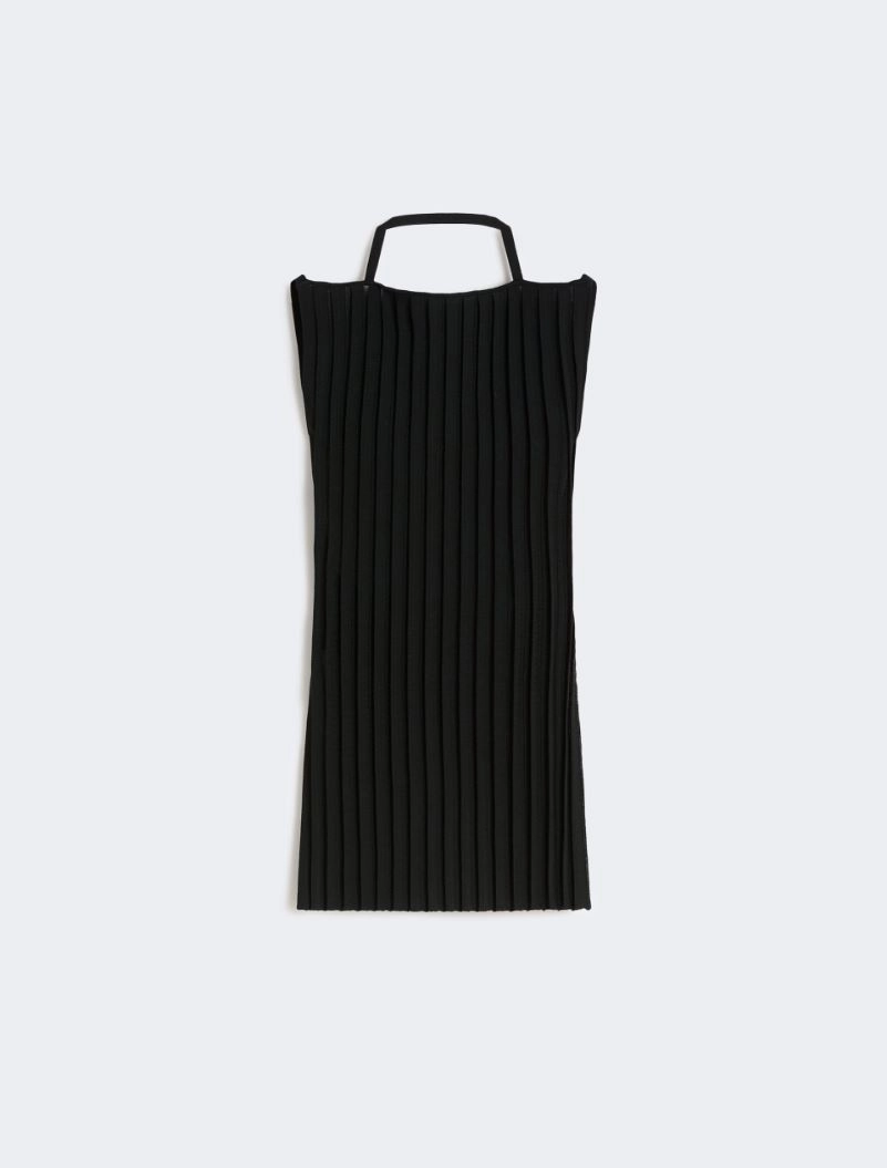 Stretch viscose knit top - BLACK - Sportmax - 6