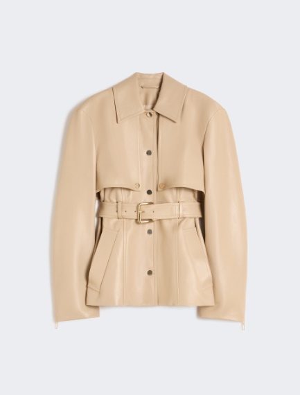 Nappa leather two-piece jacket - BEIGE - Sportmax