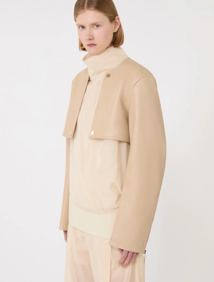 Nappa leather two-piece trench coat - BEIGE - Sportmax - 4