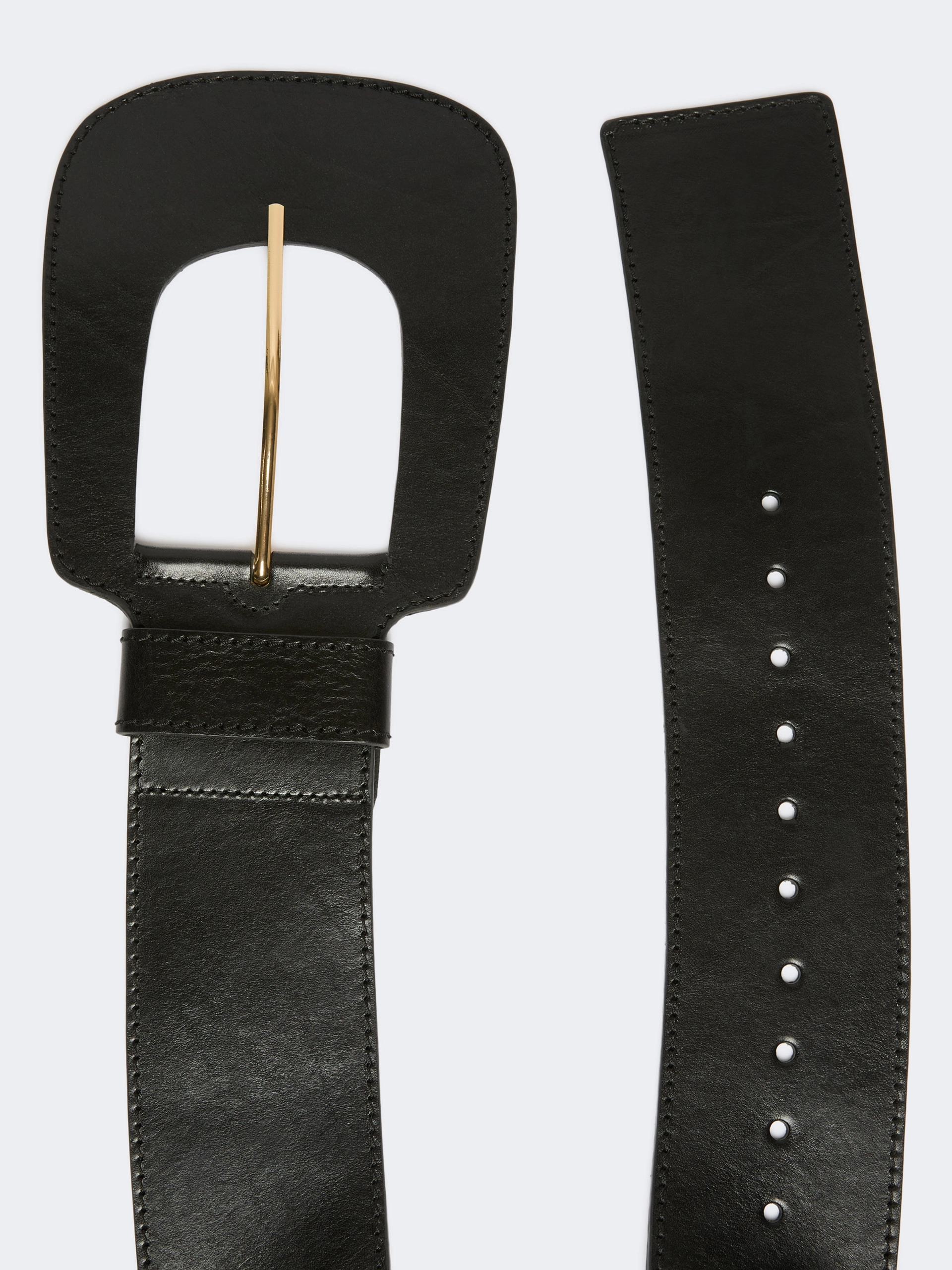 Grande ceinture en cuir - NOIR - Sportmax - 2