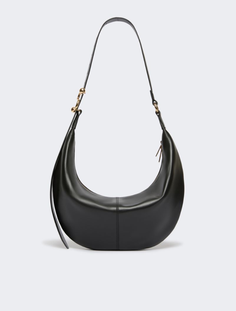Nappa leather hobo bag - BLACK - Sportmax - 3
