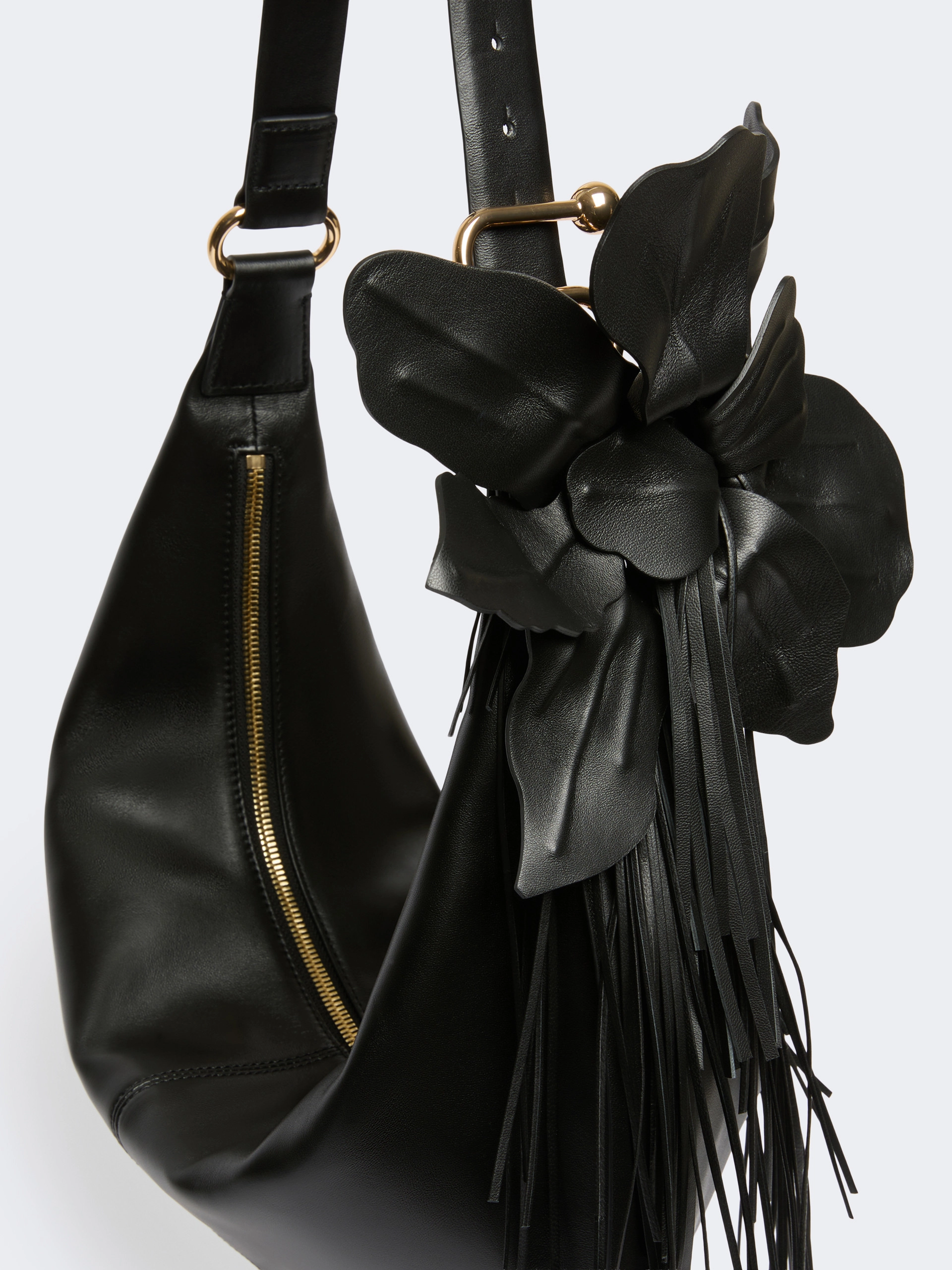Hobo bag in nappa - NERO - Sportmax - 4
