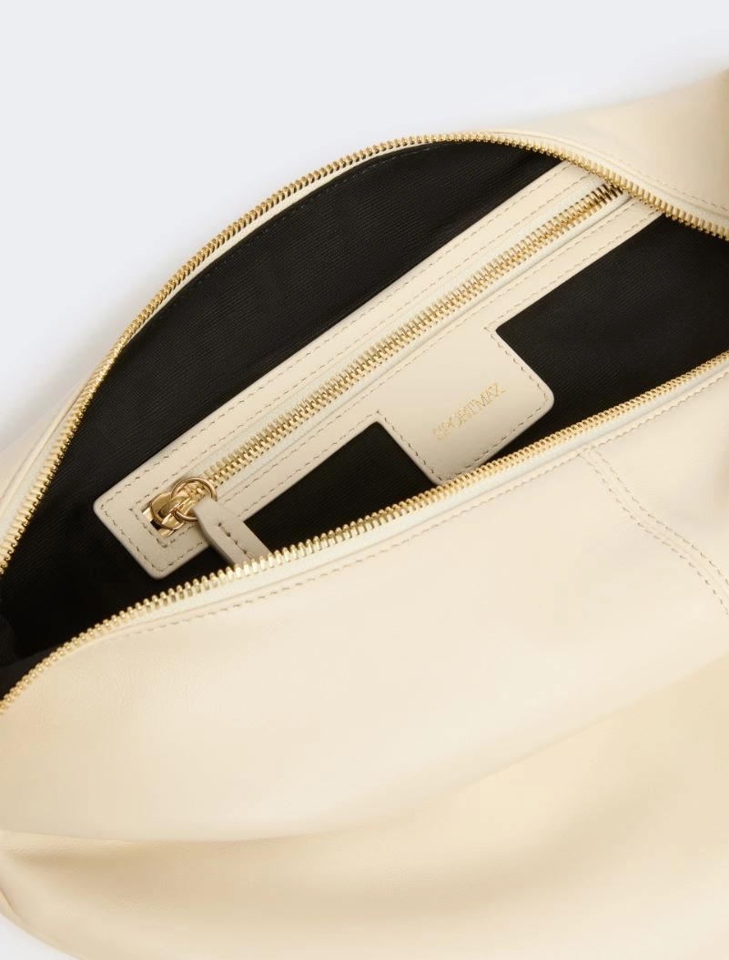 Nappa leather hobo bag - VANILLA - Sportmax - 6