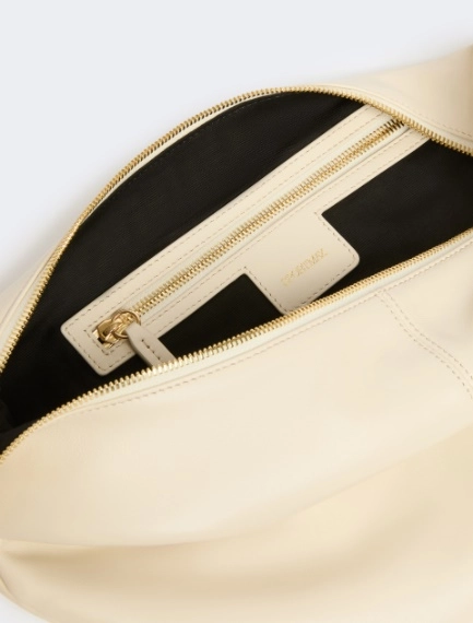 Nappa leather hobo bag - VANILLA - Sportmax - 6