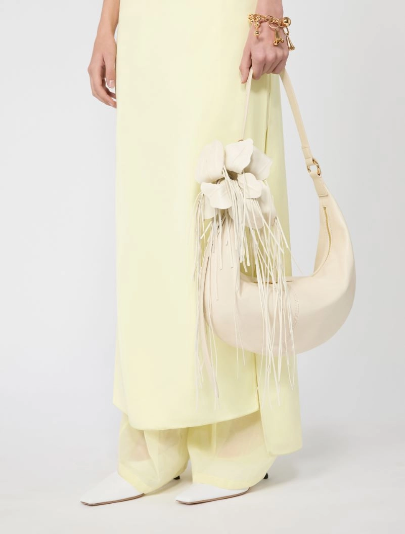 Nappa leather hobo bag - VANILLA - Sportmax - 7