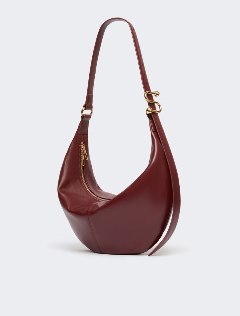 Nappa leather hobo bag - BORDEAUX - Sportmax - 2