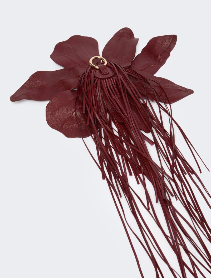 Nappa leather hobo bag - BORDEAUX - Sportmax - 5