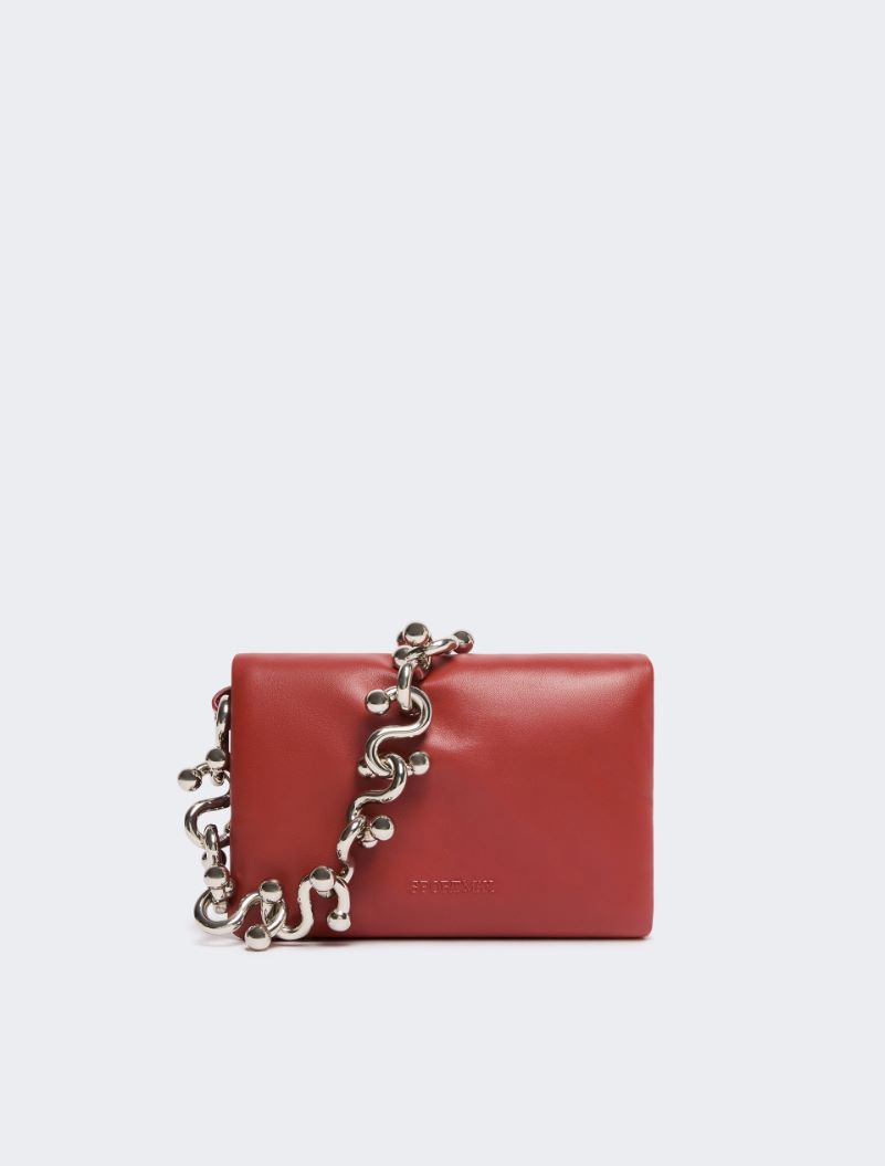 Soffy mini-bag in padded nappa leather - BRICK RED - Sportmax