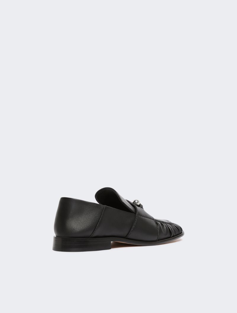 Nappa leather moccasins - BLACK - Sportmax - 3