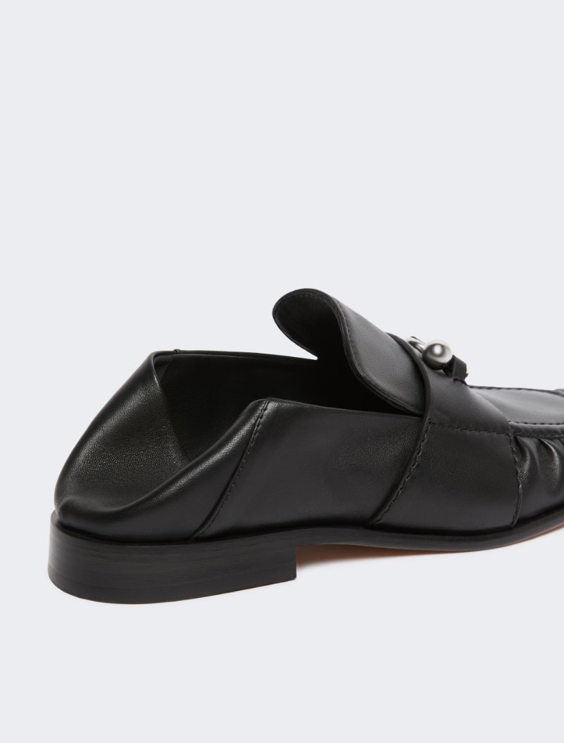 Nappa leather moccasins - BLACK - Sportmax - 5