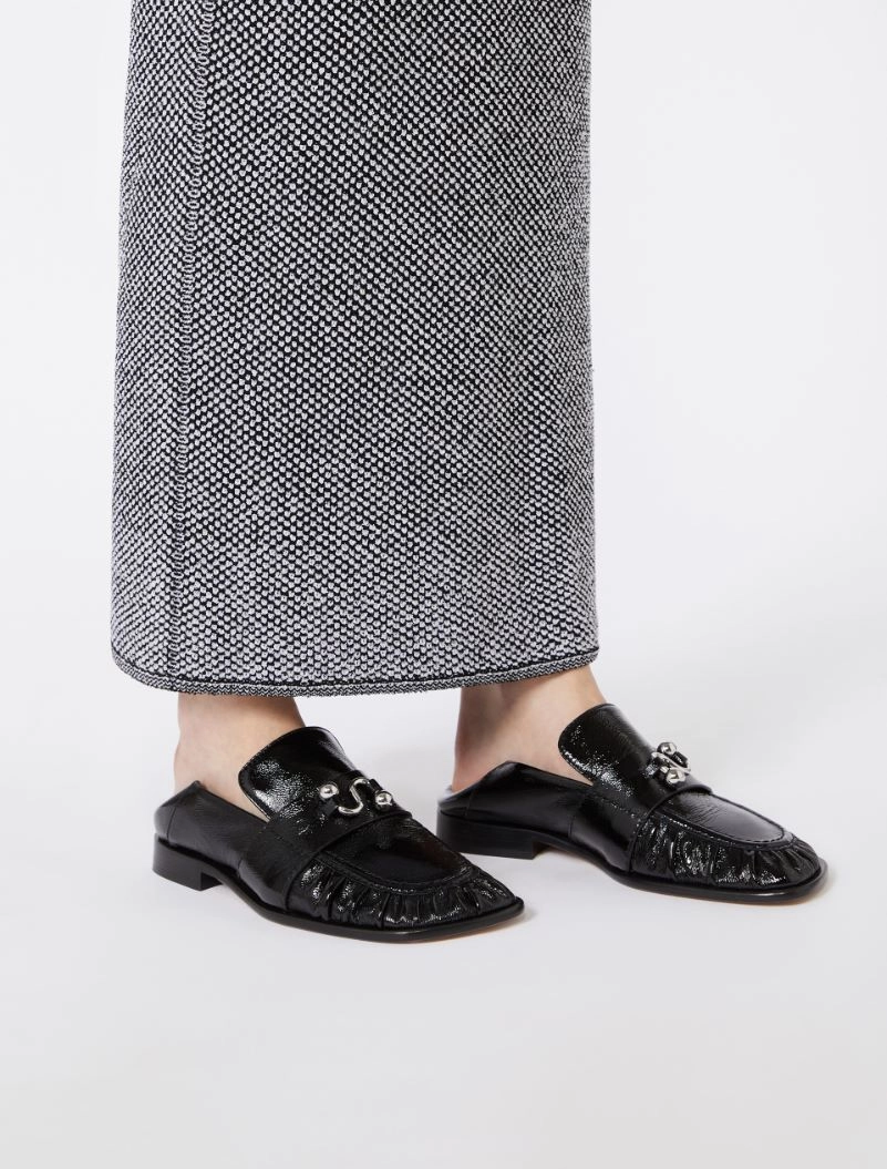 Nappa leather moccasins - BLACK - Sportmax - 8