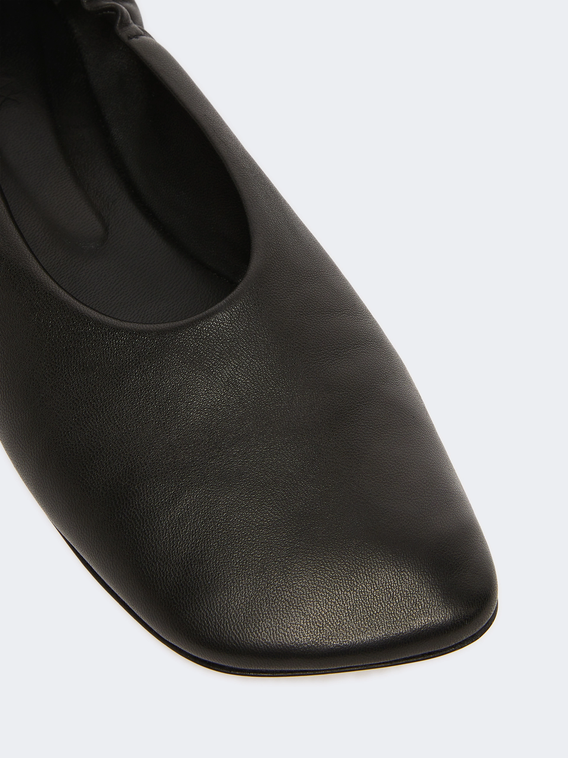 Nappa leather ballerinas with ankle band - BLACK - Sportmax - 4