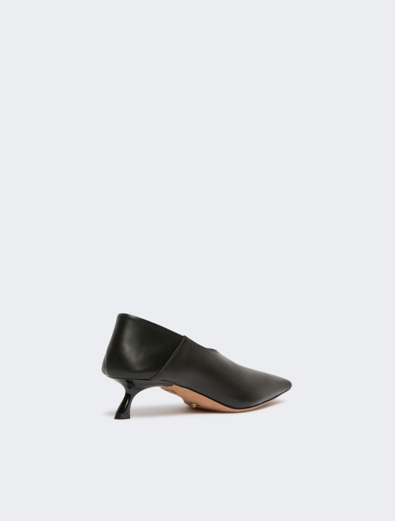 Nappa leather pumps with foldable back - BLACK - Sportmax - 3
