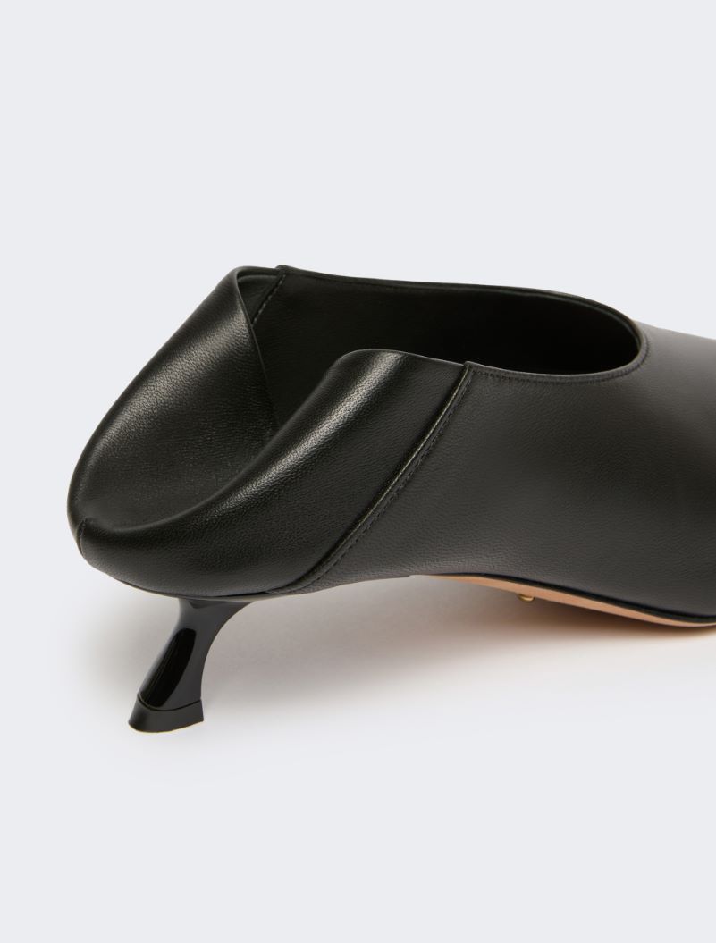 Nappa leather pumps with foldable back - BLACK - Sportmax - 5