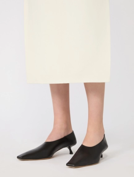 Nappa leather pumps with foldable back - BLACK - Sportmax - 8