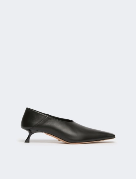 Nappa leather pumps with foldable back - BLACK - Sportmax - 1