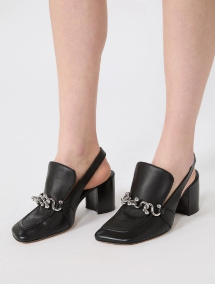 Slingbacks en nappa - NOIR - Sportmax