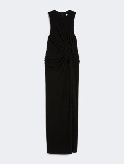 Robe sans manches en jersey stretch - NOIR - Sportmax