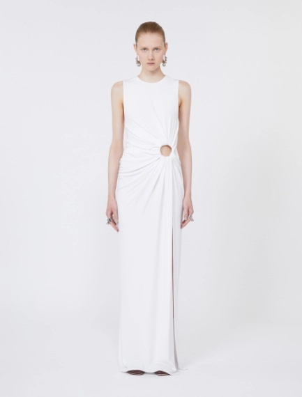 Robe sans manches en jersey stretch - LAIT - Sportmax - 2