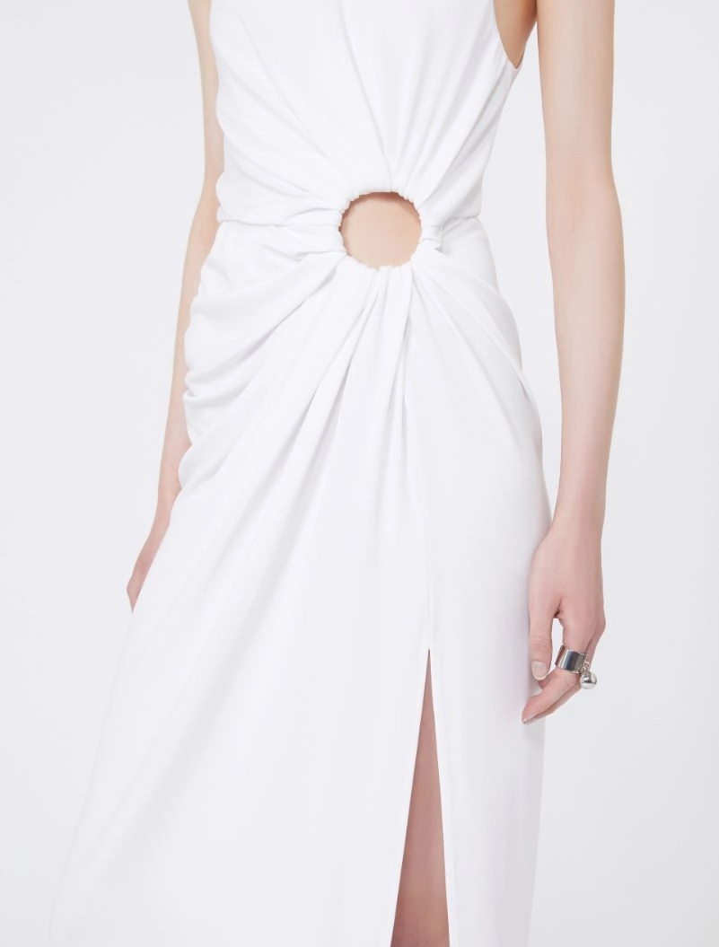 Abito smanicato in jersey stretch - LATTE - Sportmax - 4