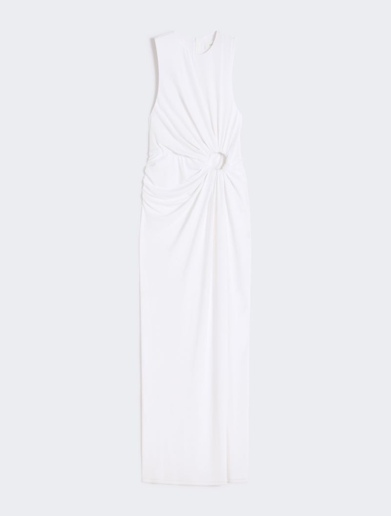 Sleeveless stretch jersey dress - MILK - Sportmax - 6