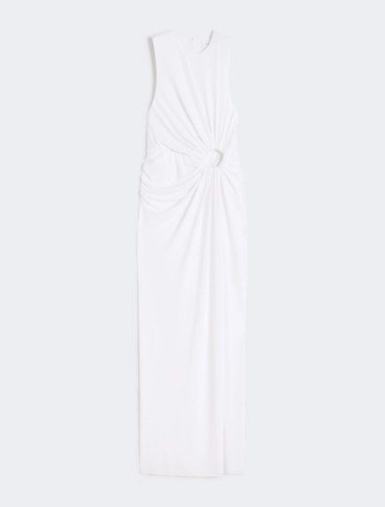 Abito smanicato in jersey stretch - LATTE - Sportmax