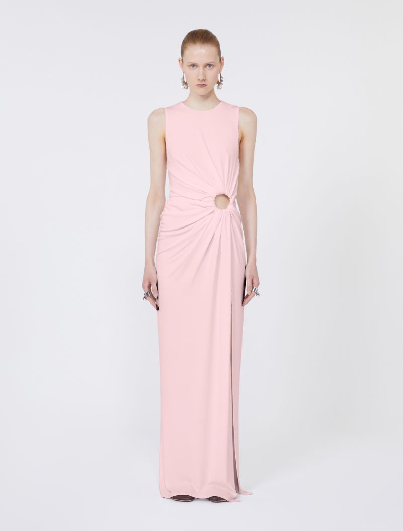 Sleeveless stretch jersey dress - PINK - Sportmax - 2
