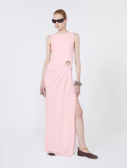 Abito smanicato in jersey stretch - ROSA - Sportmax