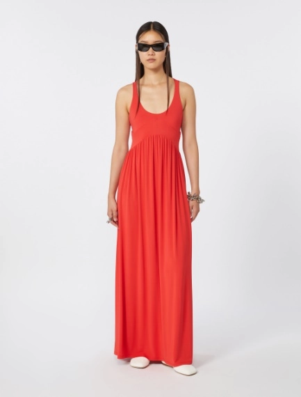 Abito lungo in jersey crêpe - CORALLO - Sportmax
