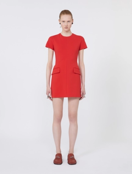 Jersey hourglass dress - CORAL - Sportmax - 2