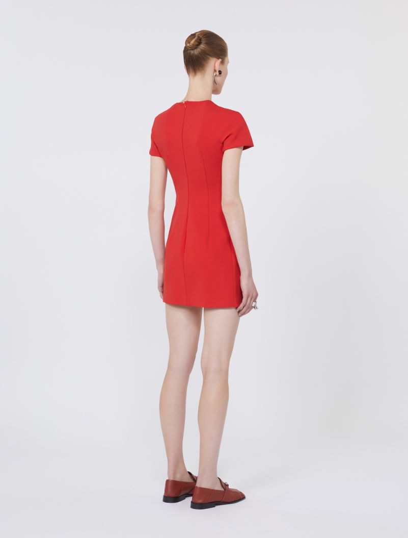 Jersey hourglass dress - CORAL - Sportmax - 3