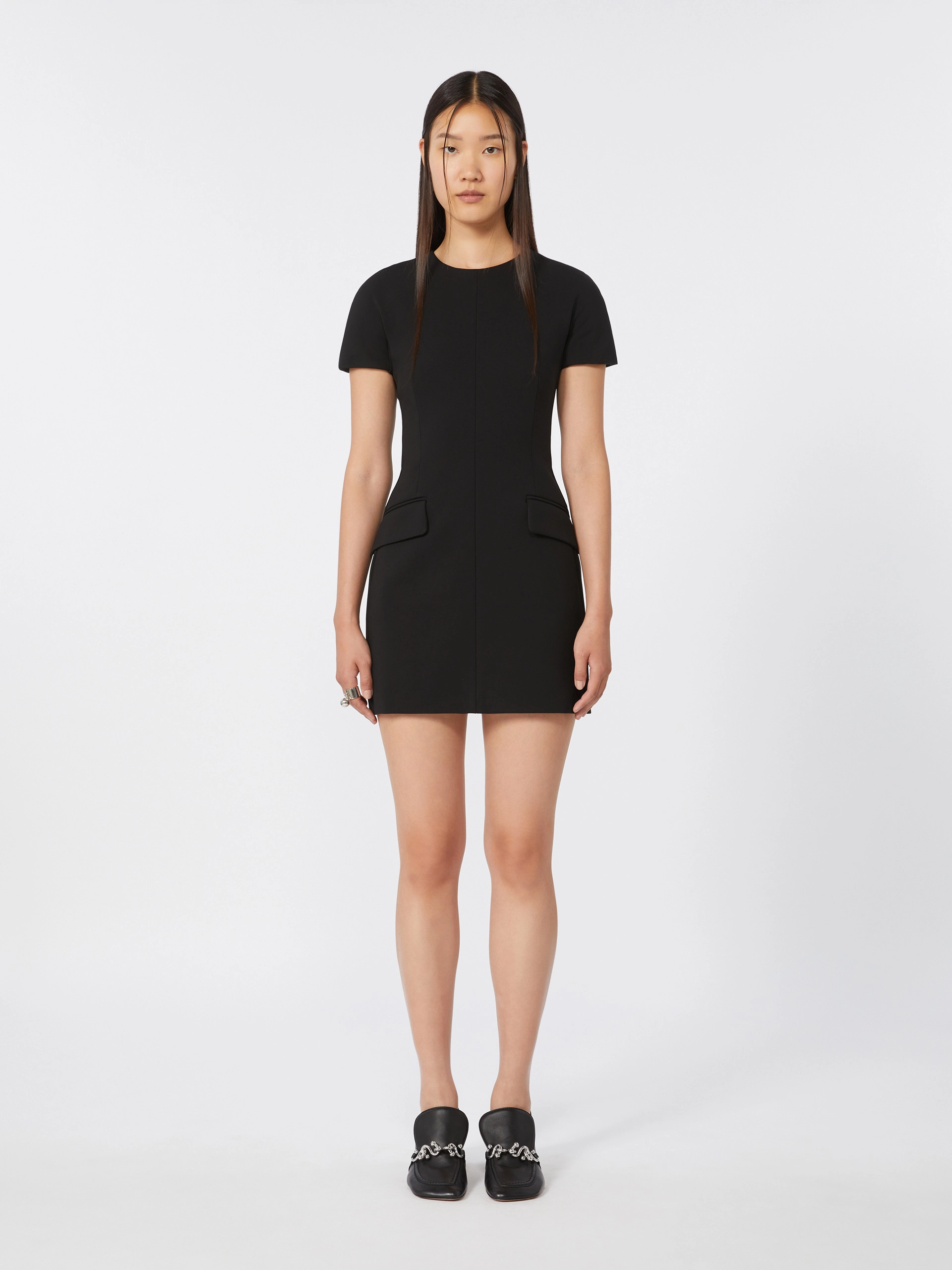 Jersey hourglass dress - BLACK - Sportmax - 2