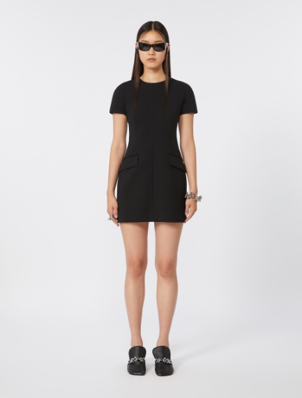 Jersey hourglass dress - BLACK - Sportmax