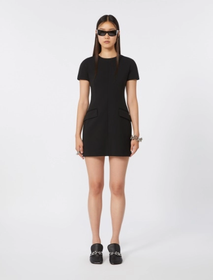Jersey hourglass dress - BLACK - Sportmax