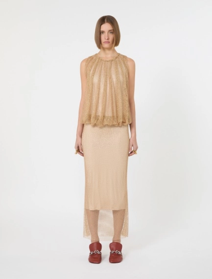 Abito smanicato in jersey con cristalli - CAMMELLO - Sportmax - 2