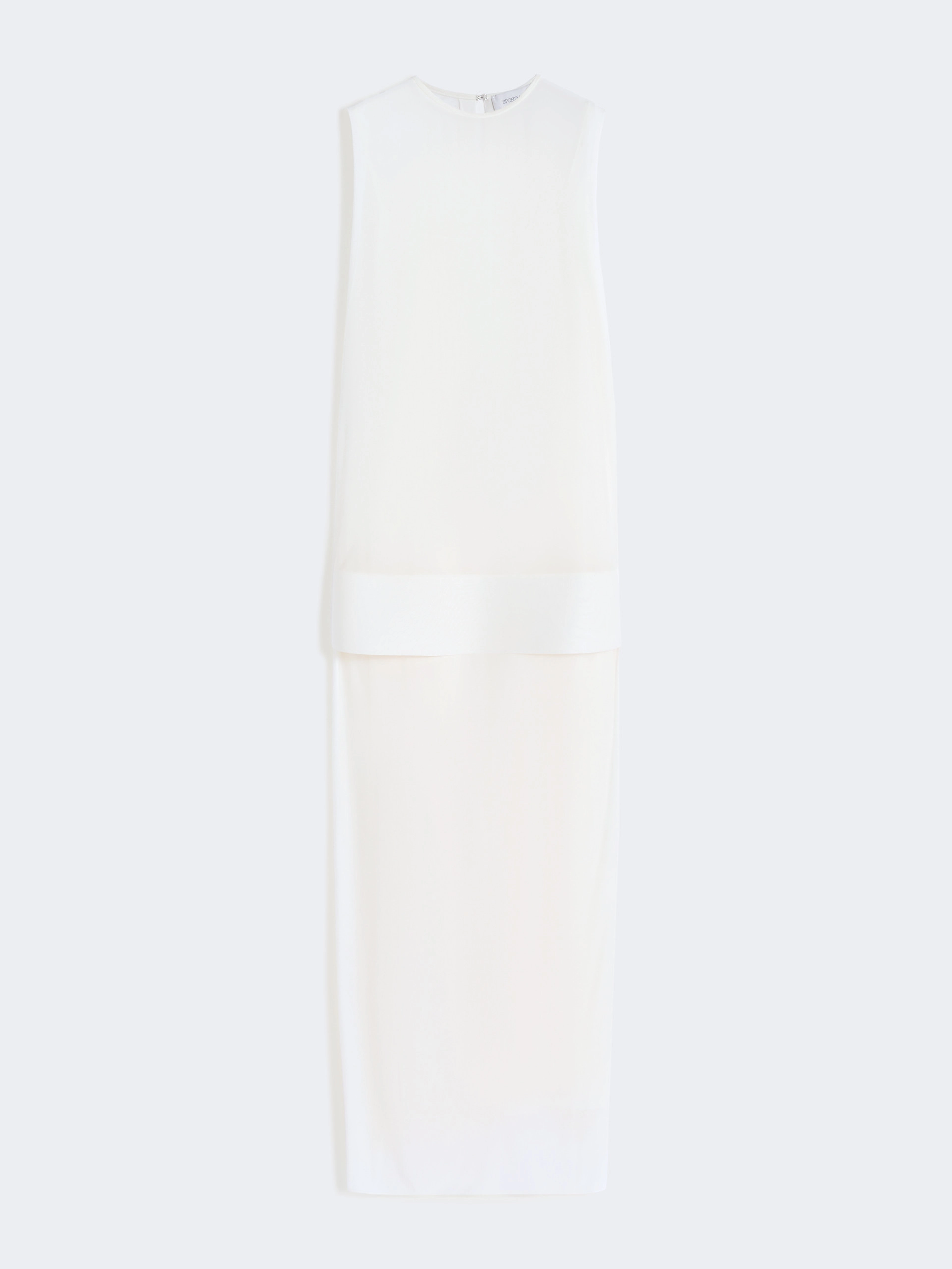 Long, viscose jersey dress - WHITE - Sportmax - 6