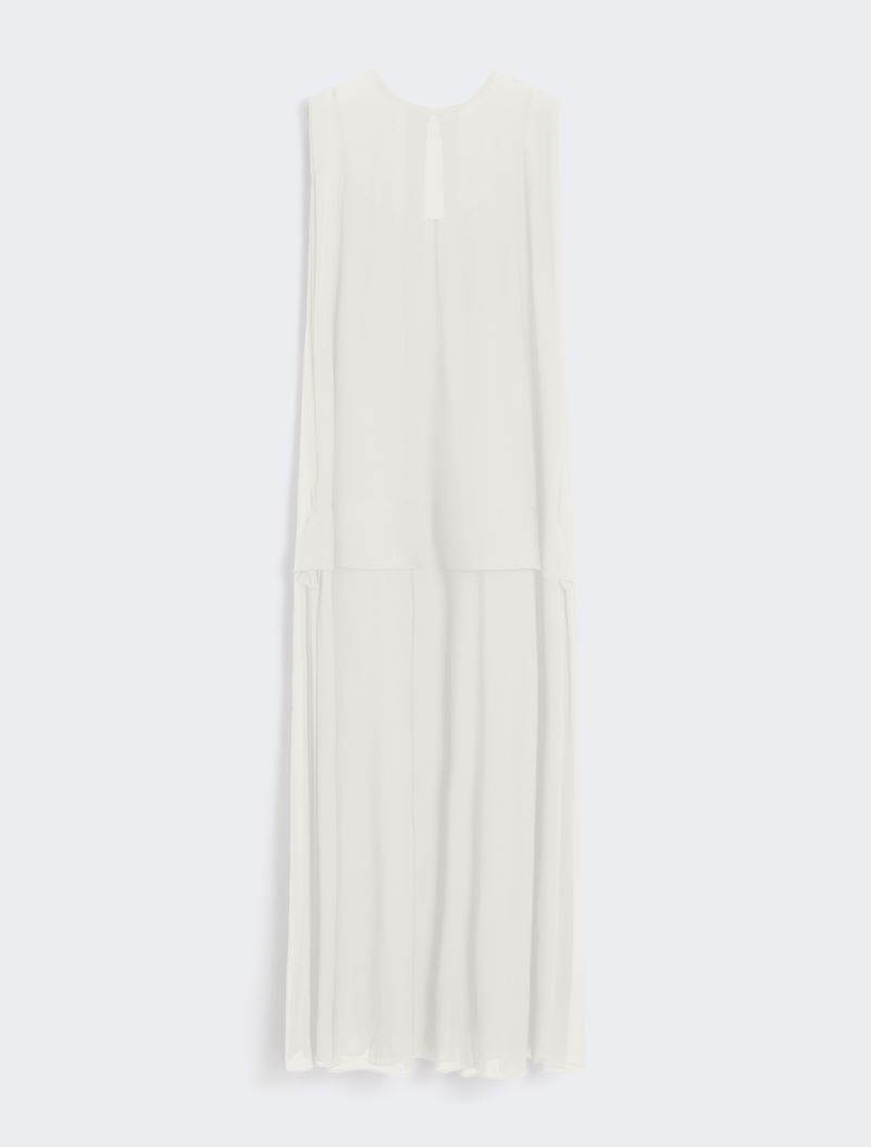 Long, viscose jersey dress - WHITE - Sportmax - 6