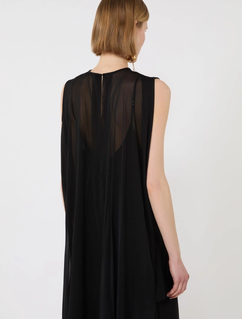 Long, viscose jersey dress - BLACK - Sportmax - 5