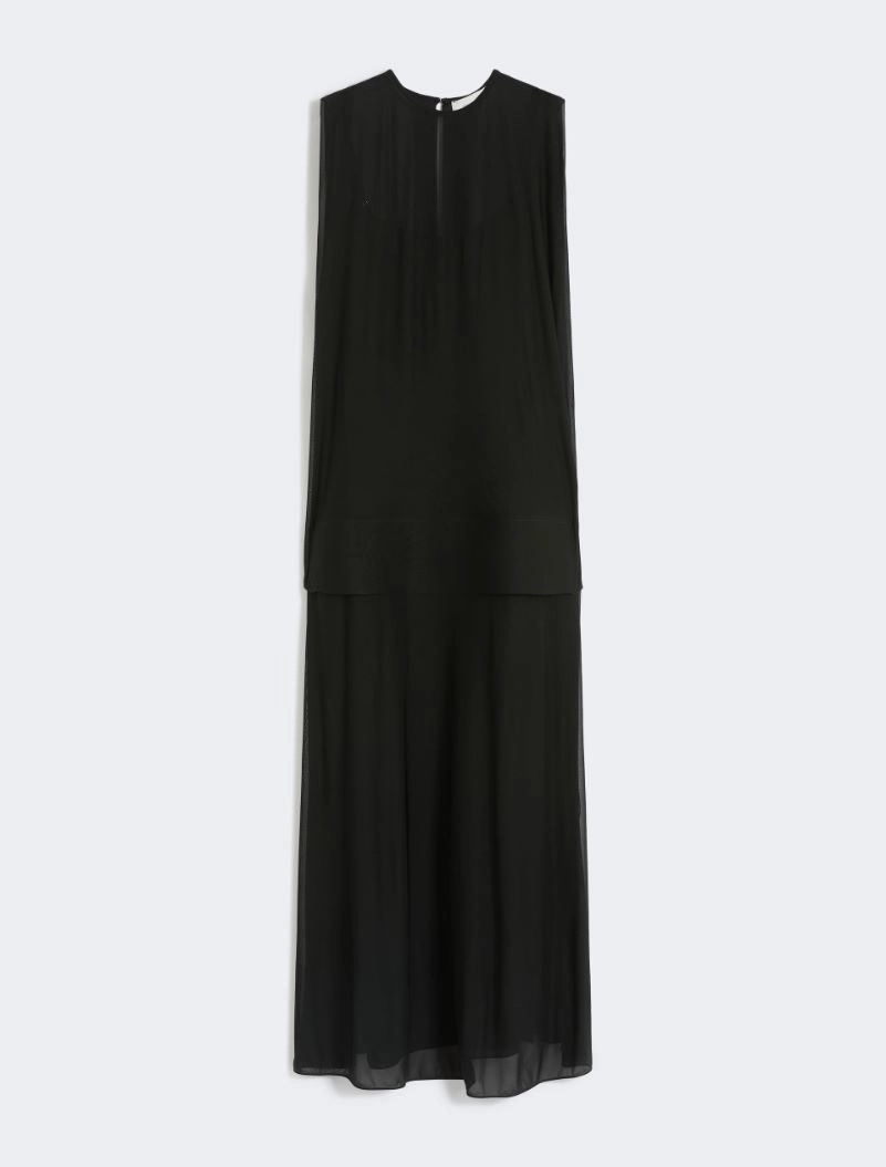 Long, viscose jersey dress - BLACK - Sportmax - 7