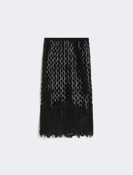 Jupe en maille de sequins - NOIR - Sportmax