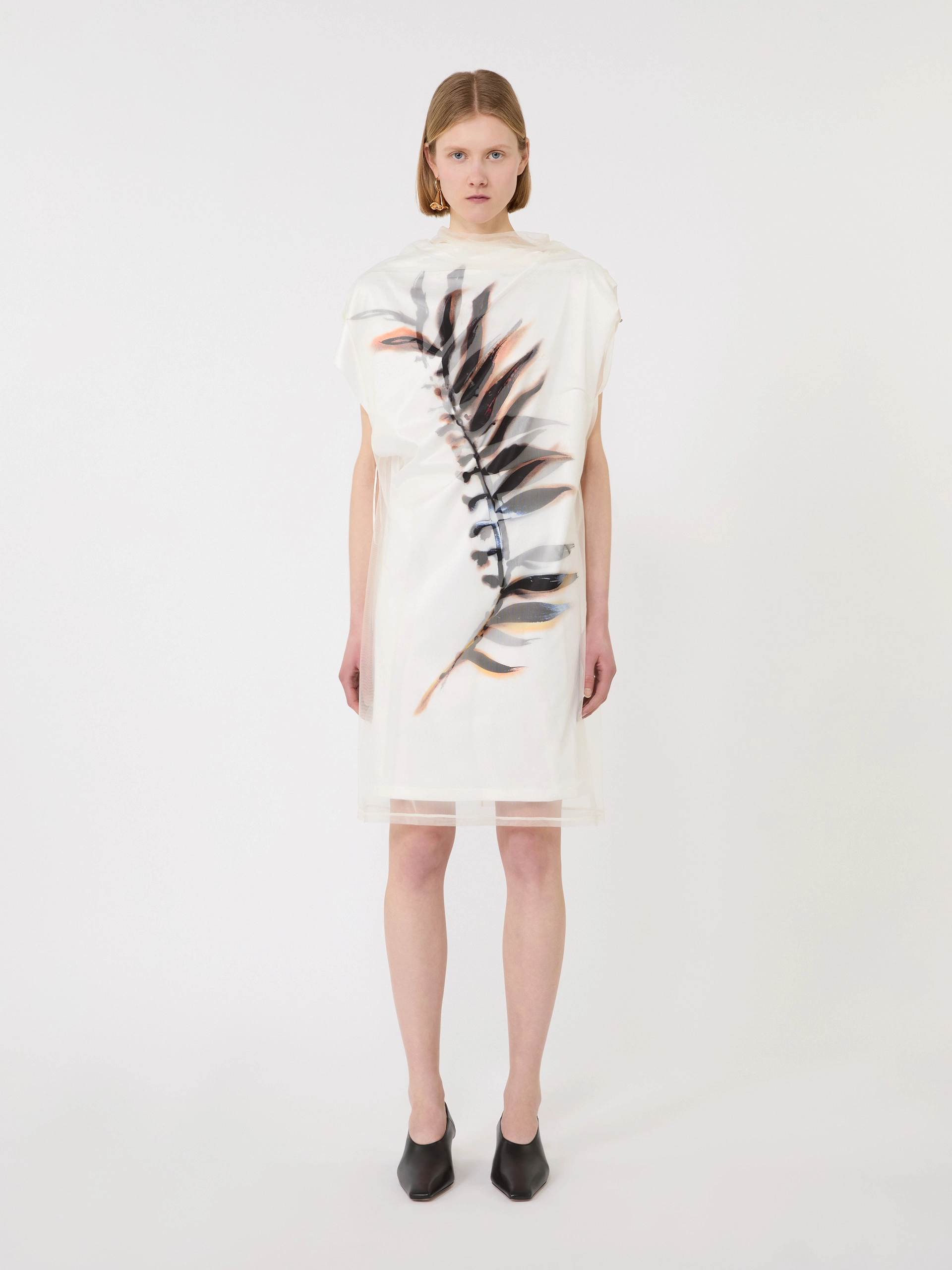 Short, stretch jersey dress - WHITE - Sportmax - 2