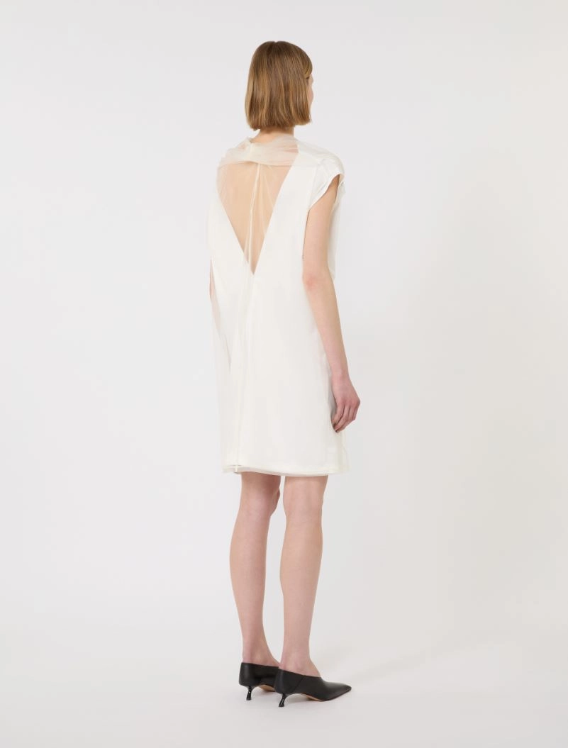 Short, stretch jersey dress - WHITE - Sportmax - 3