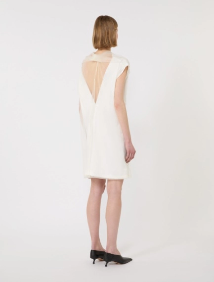 Short, stretch jersey dress - WHITE - Sportmax - 3