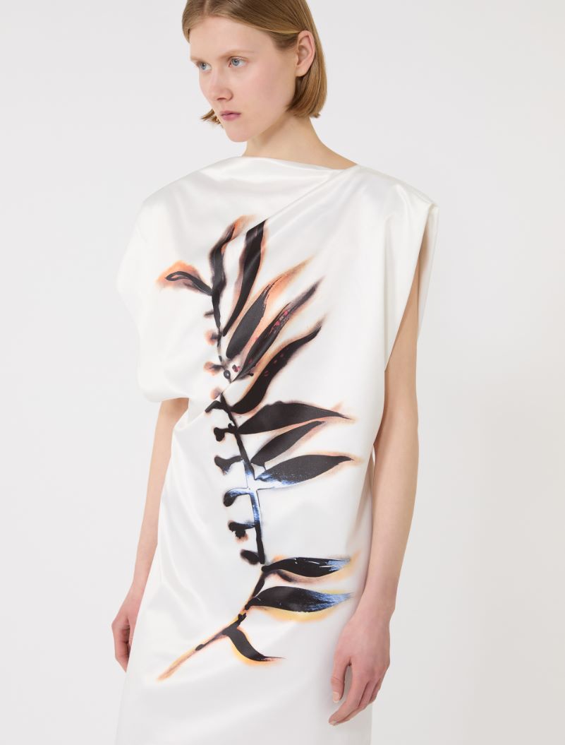 Short, stretch jersey dress - WHITE - Sportmax - 5