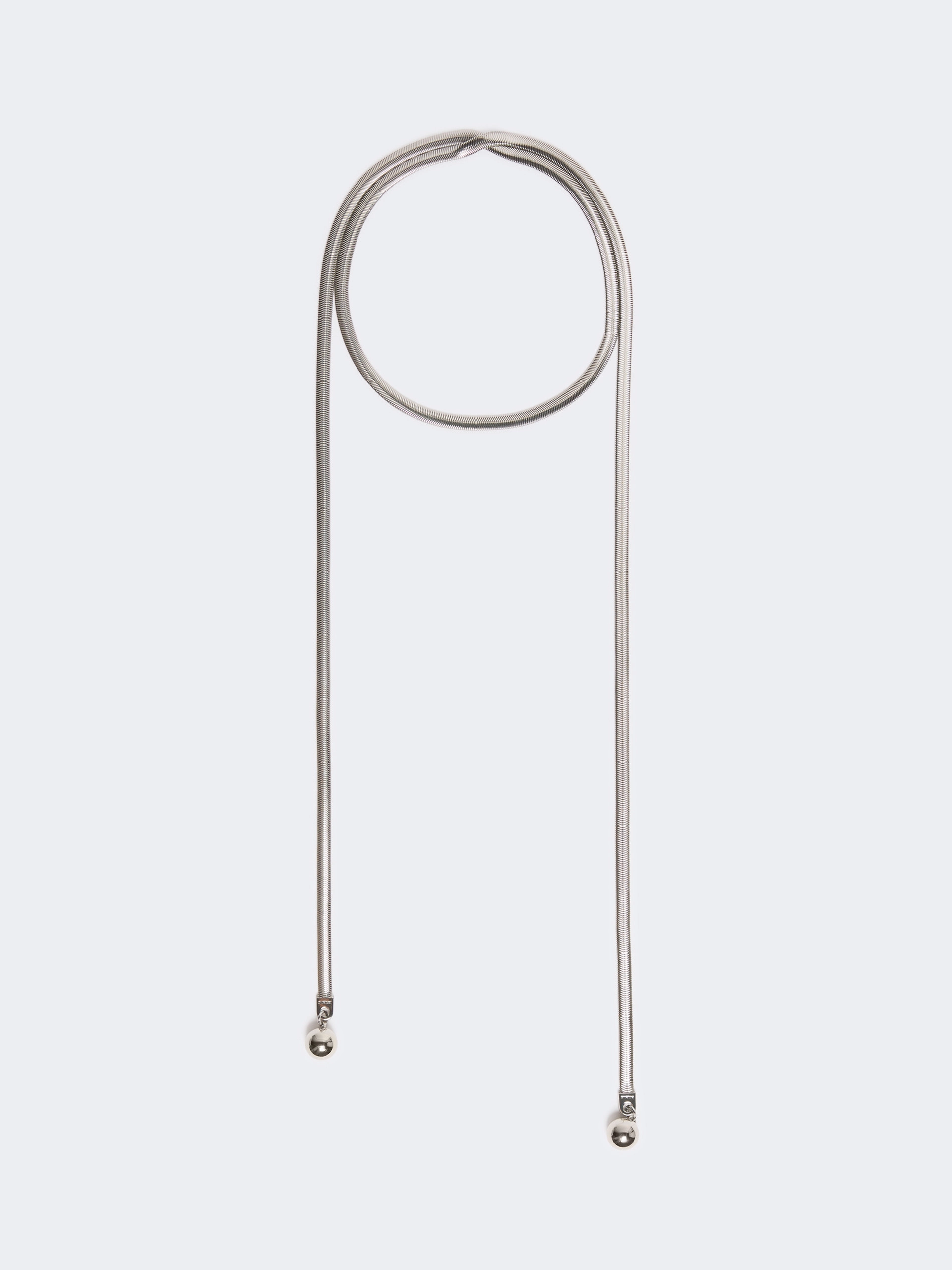 Sphere-detail metal necklace - PALLADIUM - Sportmax