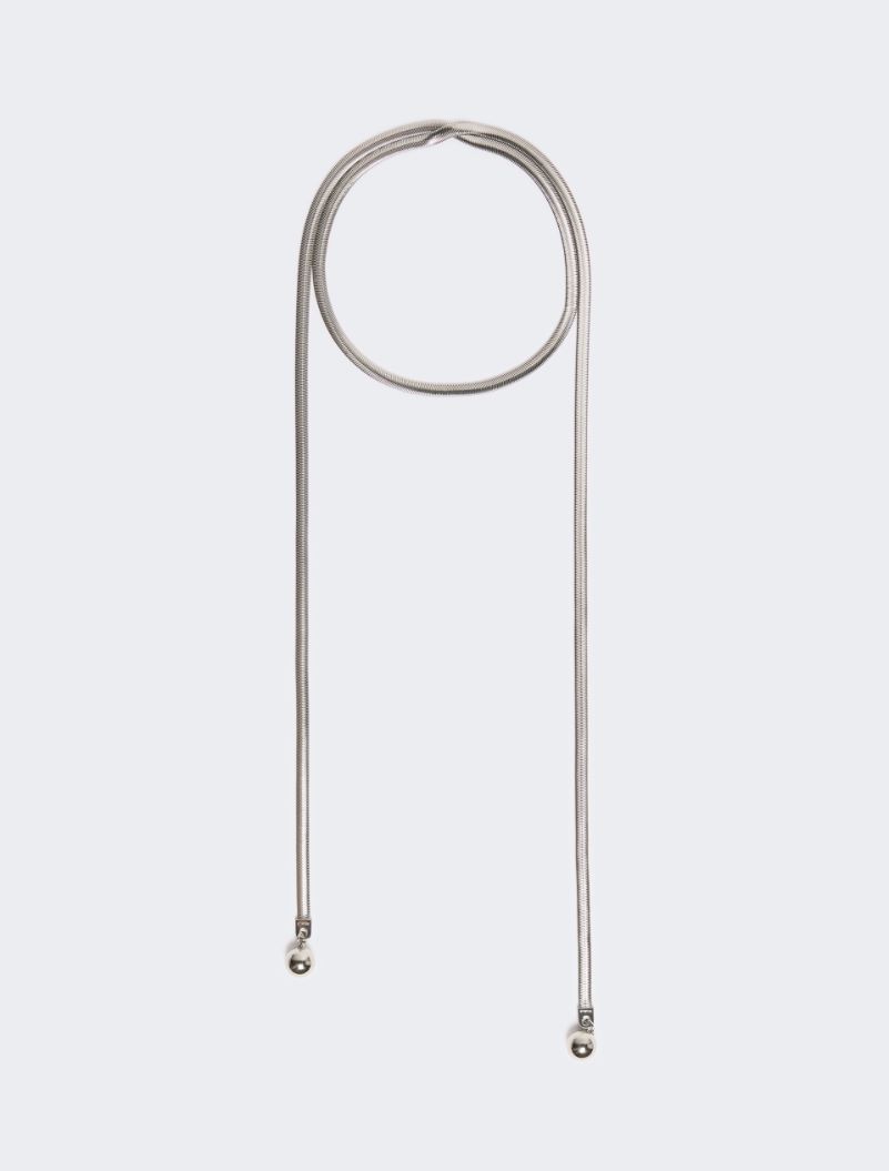 Sphere-detail metal necklace - PALLADIUM - Sportmax