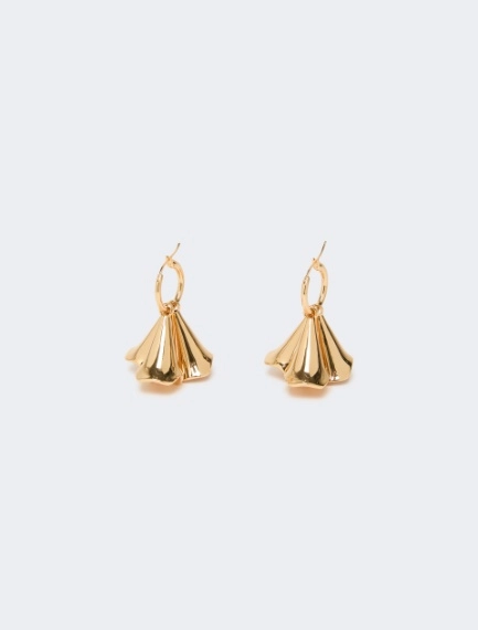 Floral pendant earrings - GOLD - Sportmax