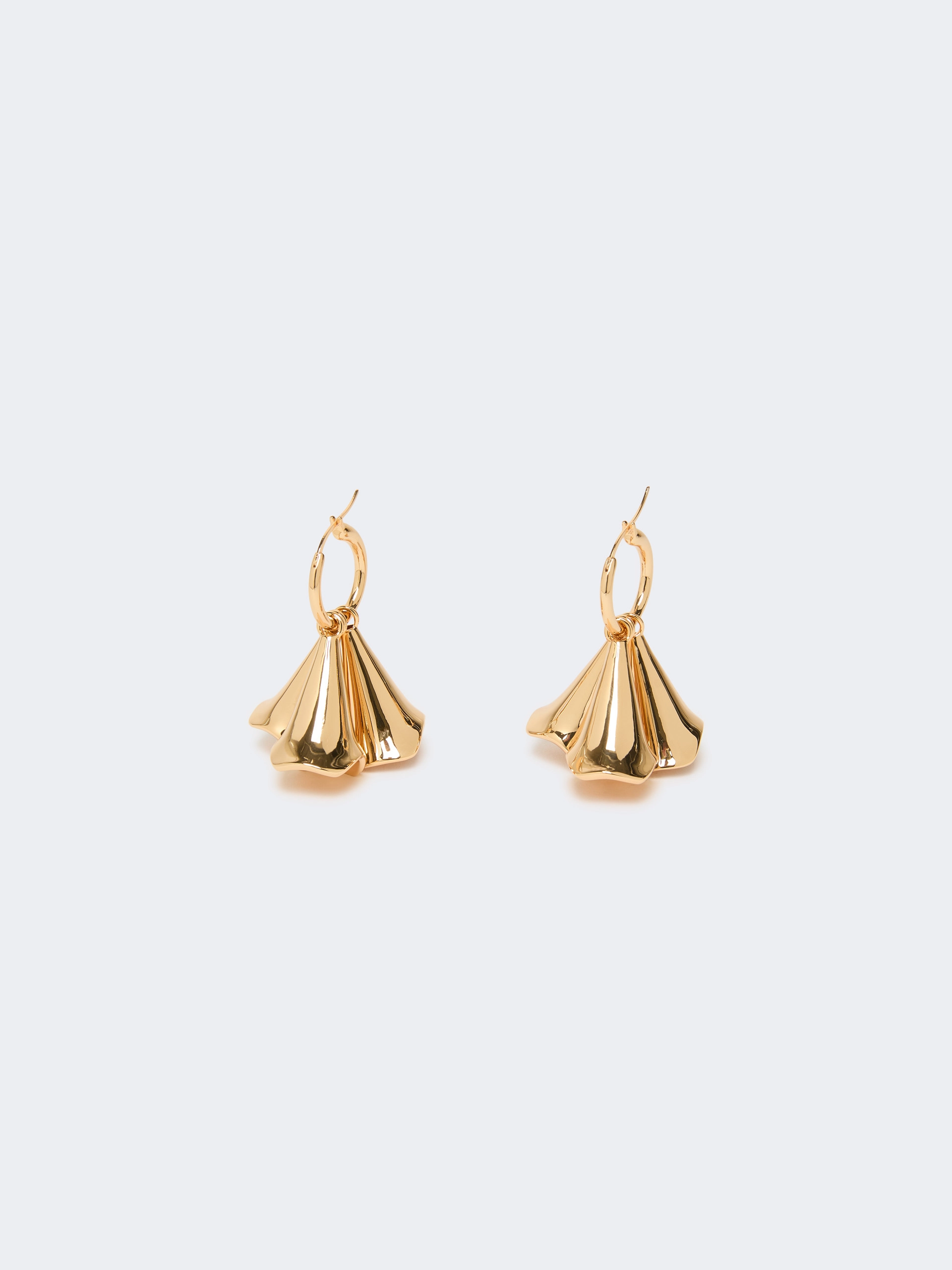 Floral pendant earrings - GOLD - Sportmax
